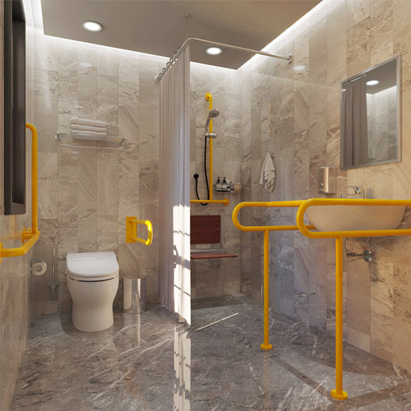 Bathroom Configuration Of Hardcover Room